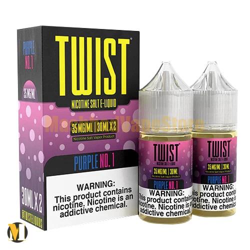 Twist purple no 1 SaltNic 30ml (2) سالت بری لیموناد توئیست <br><span>Twist purple no 1 SaltNic 30ml</span> - Image 2