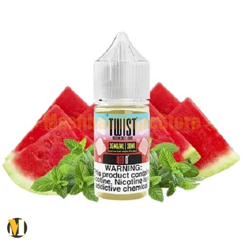 Twist red 0 SaltNic 30ml (1) سالت هندوانه نعناع توئیست <br><span>Twist red 0 SaltNic 30ml</span> - Image 1