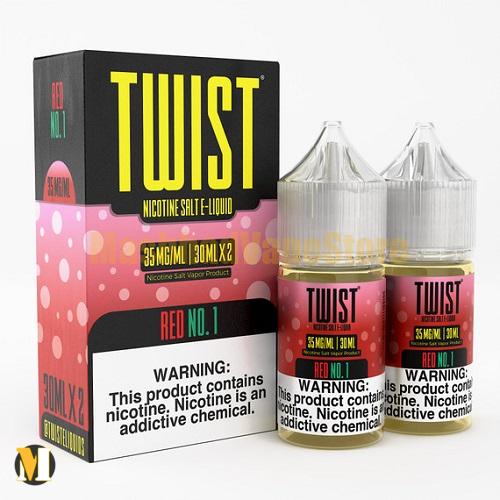 Twist red 0 SaltNic 30ml (2) سالت هندوانه نعناع توئیست <br><span>Twist red 0 SaltNic 30ml</span> - Image 2
