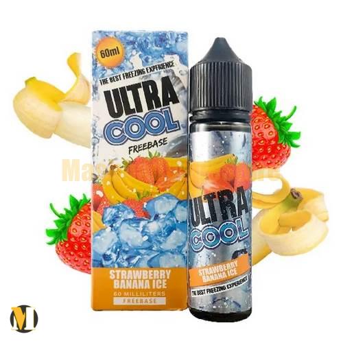 Ultra Cool strawberry Banana Ice جویس توت فرنگی موز یخ اولترا کول <br><span>Ultra Cool Strawberry Banana Ice 60ml</span> - Image 1