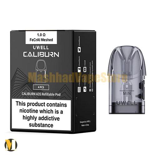 Uwell Caliburn A3S Replacement Pod Cartridge (1) کارتریج کالیبرن A3S یوول <br><span>Uwell Caliburn A3S Replacement Pod Cartridge</span> - Image 1