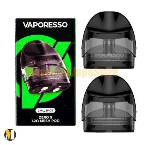 VAPORESSO ZERO S REPLACEMENT PODS 1.2 ohm in Dubai کارتریج زیرو اِس ویپرسو <br><span>Vaporesso Zero S Replacement Pods</span> - Image 1