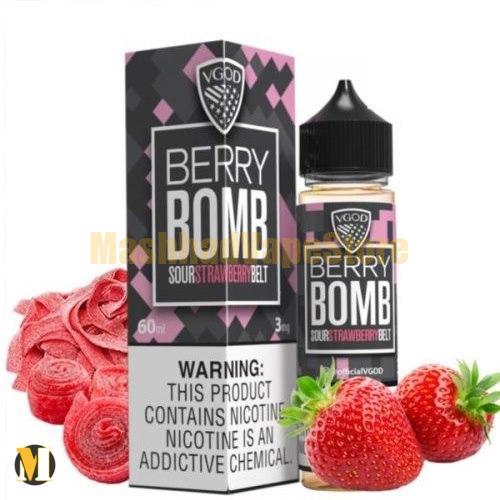 Vgod Berry Bomb E-Liquid 60ml (1) جویس بمب توت فرنگی ویگاد <br><span>Vgod Berry Bomb 60ml</span> - Image 1