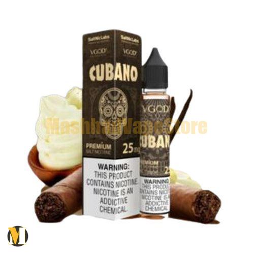 Vgod Cubano SaltNic 30ml (1) سالت سیگار کوبایی ویگاد <br><span>Vgod Cubano SaltNic 30ml</span> - Image 1