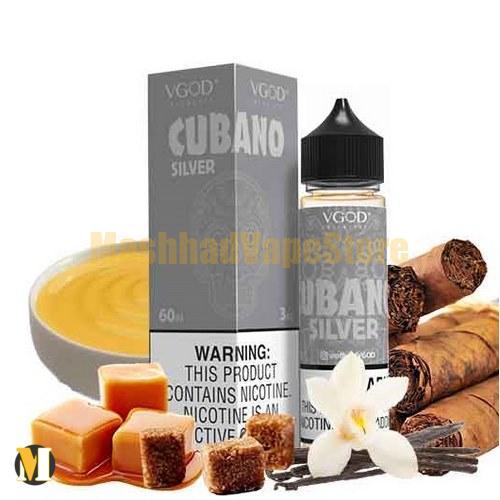 Vgod Cubano Silver E-Liquid 60ml (1) جویس کوبانو سیلور ویگاد <br><span>Vgod Cubano Silver 60ml</span> - Image 1