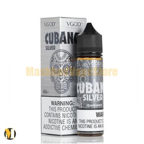 Vgod Cubano Silver E-Liquid 60ml (2) جویس کوبانو سیلور ویگاد <br><span>Vgod Cubano Silver 60ml</span> - Image 2