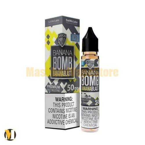Vgod Iced Banana Bomb SaltNic 30ml (2) سالت بمب موز یخ ویگاد <br><span>Vgod Iced Banana Bomb SaltNic 30ml</span> - Image 2