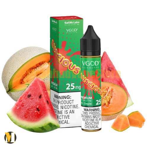 Vgod Luscious SaltNic 30ml (1) سالت هندوانه طالبی پاستیل ترش ویگاد <br><span>Vgod Luscious SaltNic 30ml</span> - Image 1