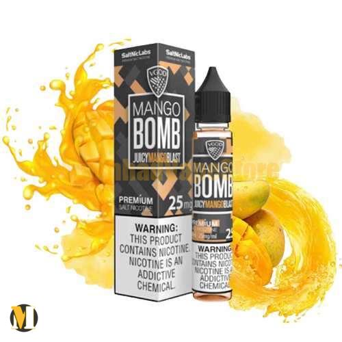 Vgod Mango Bomb SaltNic 30ml (1) سالت بمب انبه ویگاد <br><span>Vgod Mango Bomb SaltNic 30ml</span> - Image 1