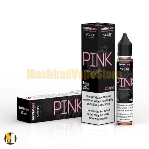 Vgod Pink SaltNic 30ml (1) سالت توت فرنگی ویگاد <br><span>Vgod Pink SaltNic 30ml</span> - Image 1