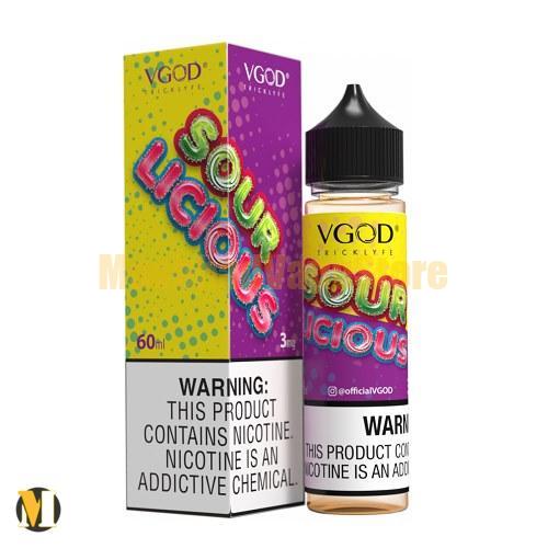 Vgod Tricklyfe Sour Licious 60ml (2) جویس پاستیل ترش هندوانه طالبی ویگاد <br><span>Vgod Tricklyfe Sour Licious 60ml</span> - Image 2
