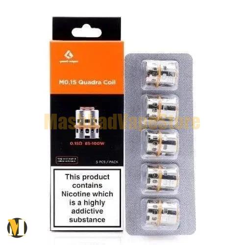 geekvape-replacement-m-coils-five-pack-0-15ohm کویل سری ام گیک ویپ <br><span>Geekvape M Series Replacement Coils</span> - Image 4